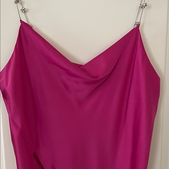 Cami NYC Fuchsia Silk Camisole - Picture 4 of 12